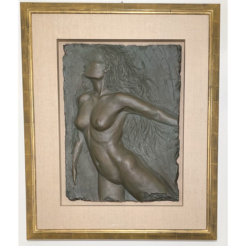 BILL MACK Bonded Bronze Relief Sculpture Signed and Numbered "Spirit" RARE